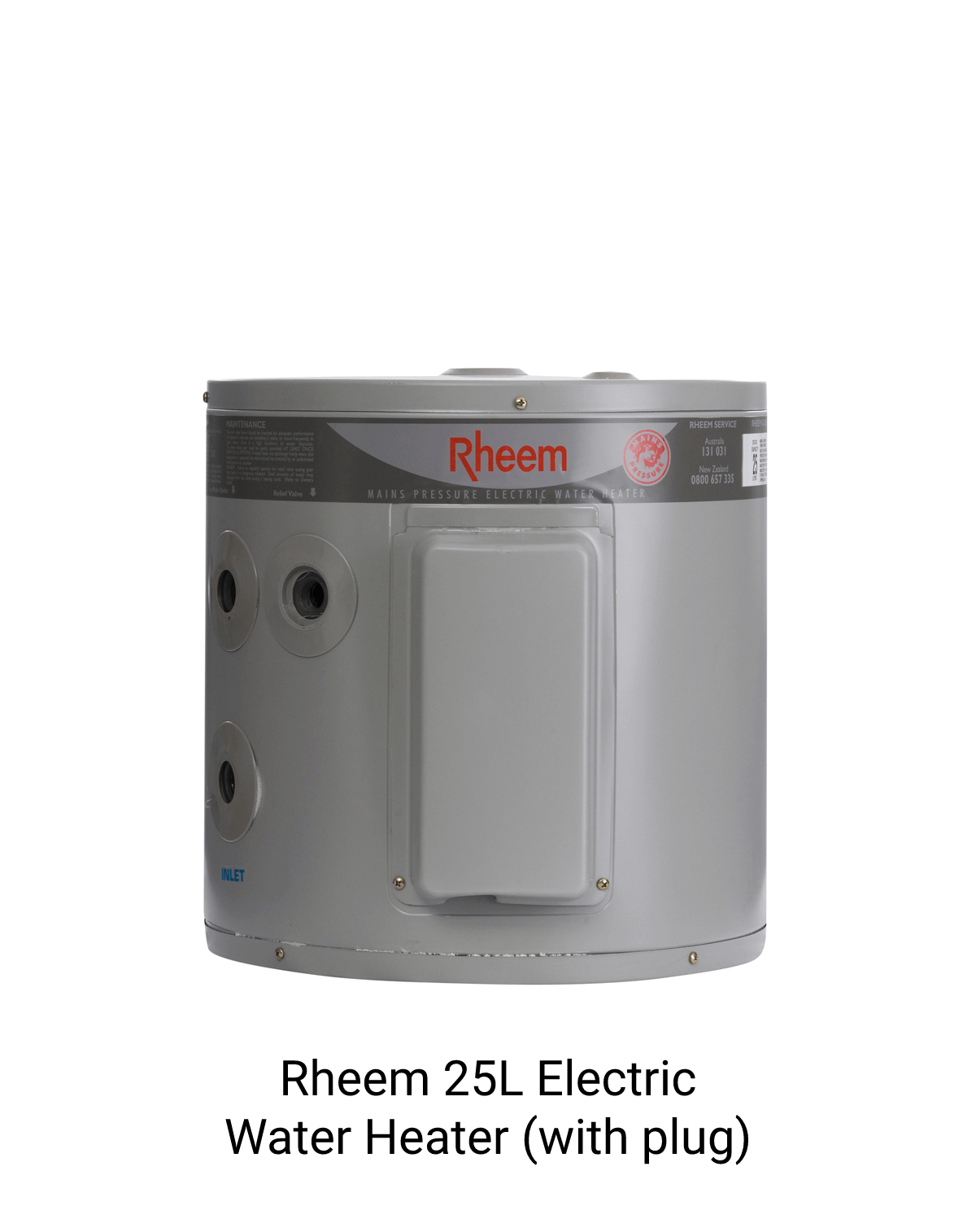 Rheem 25L Electric Water Heater (with plug)