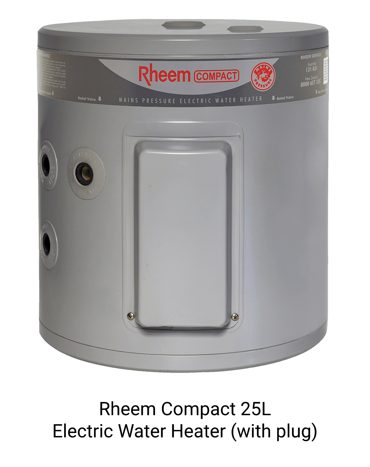 Rheem Compact 25L Electric Water Heater (with plug)