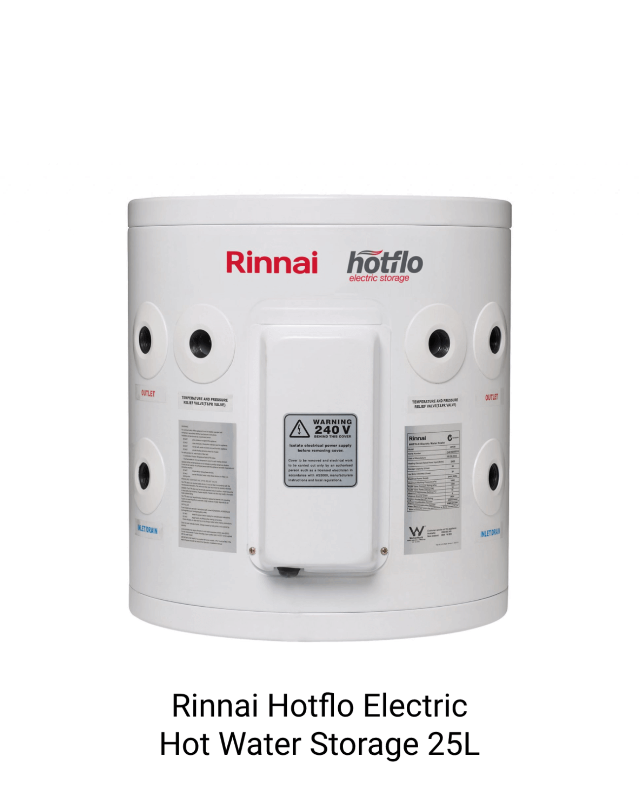 Rinnai Hotflo Electric Hot Water Storage 25L