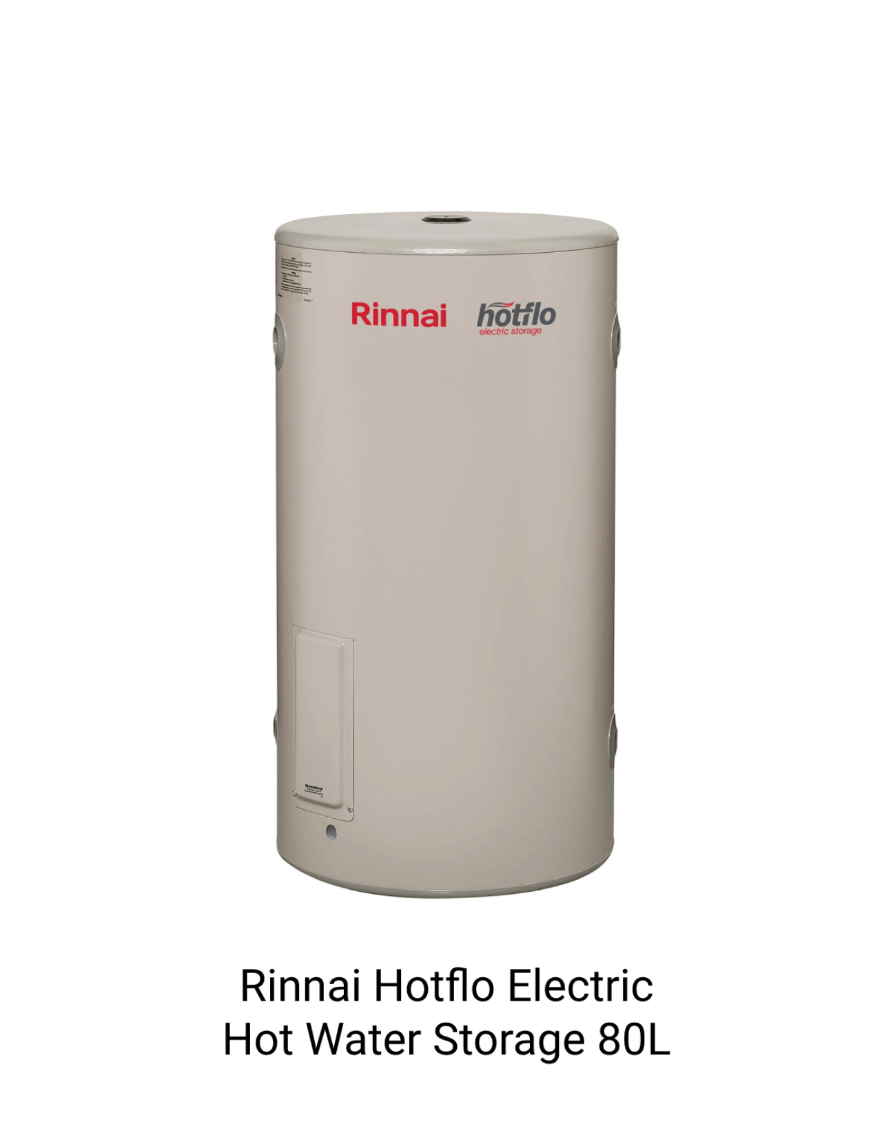 Rinnai Hotflo Electric Hot Water Storage 80L